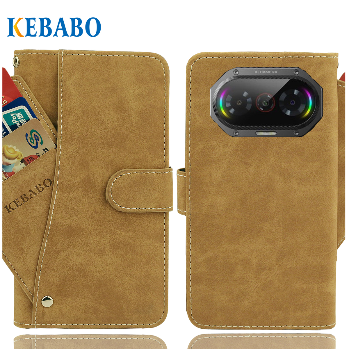 Luxury Bags Quotes - Vintage Leather Wallet FOSSiBOT F114 Case