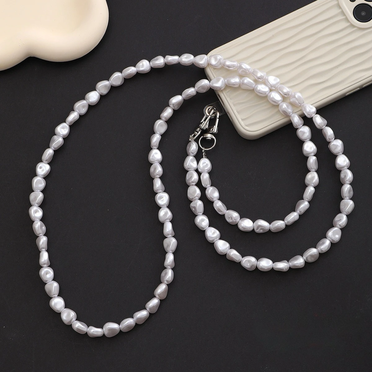 Luxury Bags Expensive - Mobile Phone Lanyard Luxury Pearl Bead