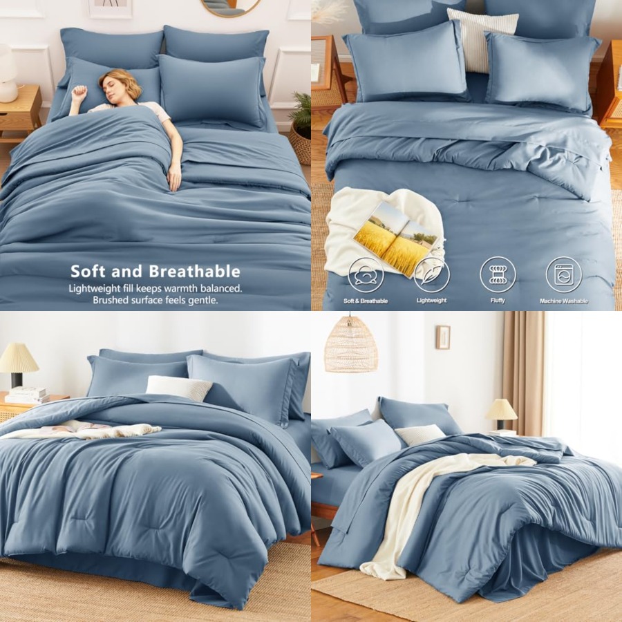 Luxury Bags Women - Size Comforter Sets - 7 Pieces