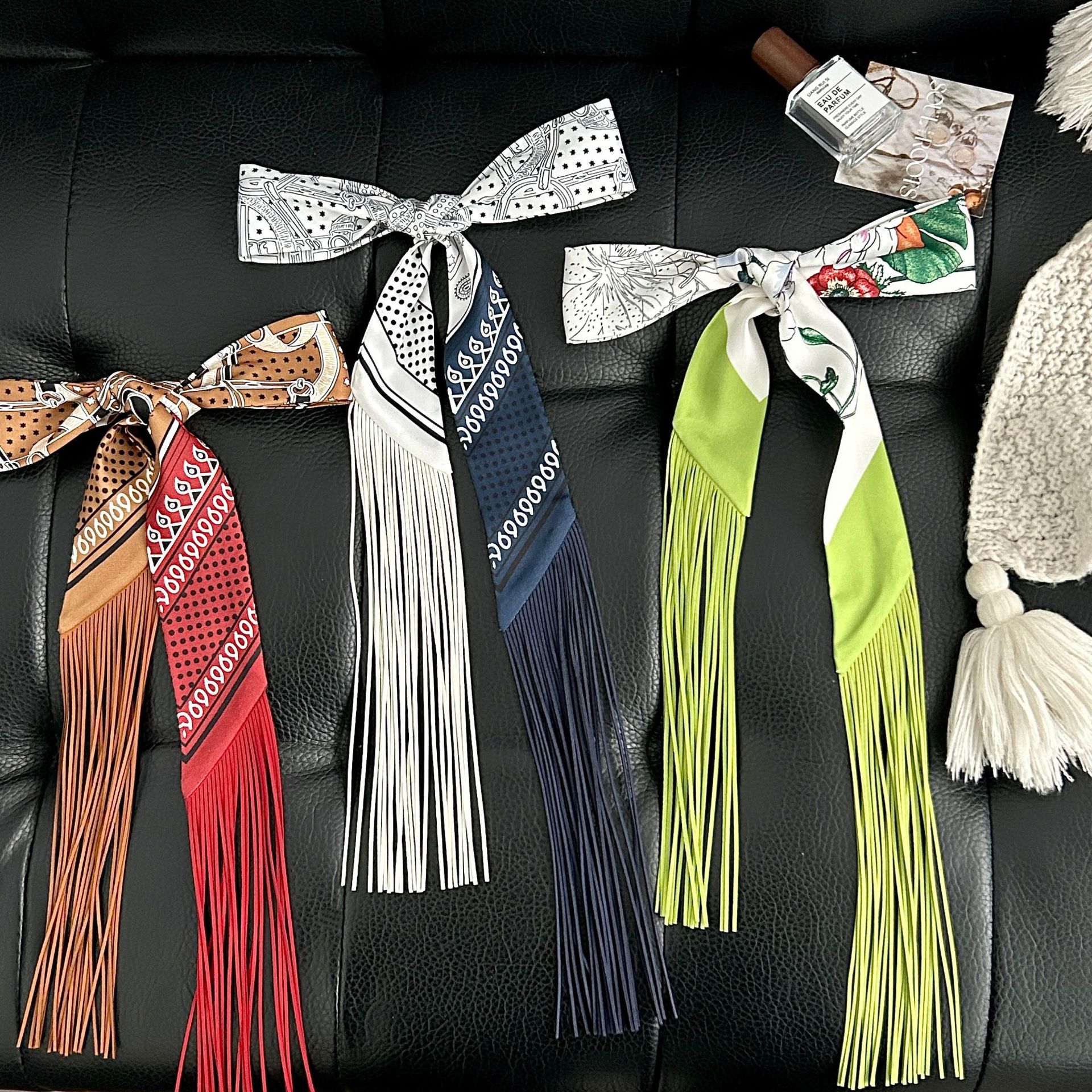 Luxury Tassel Skinny Scarf for - Luxury Bags Expensive reseña y precio
