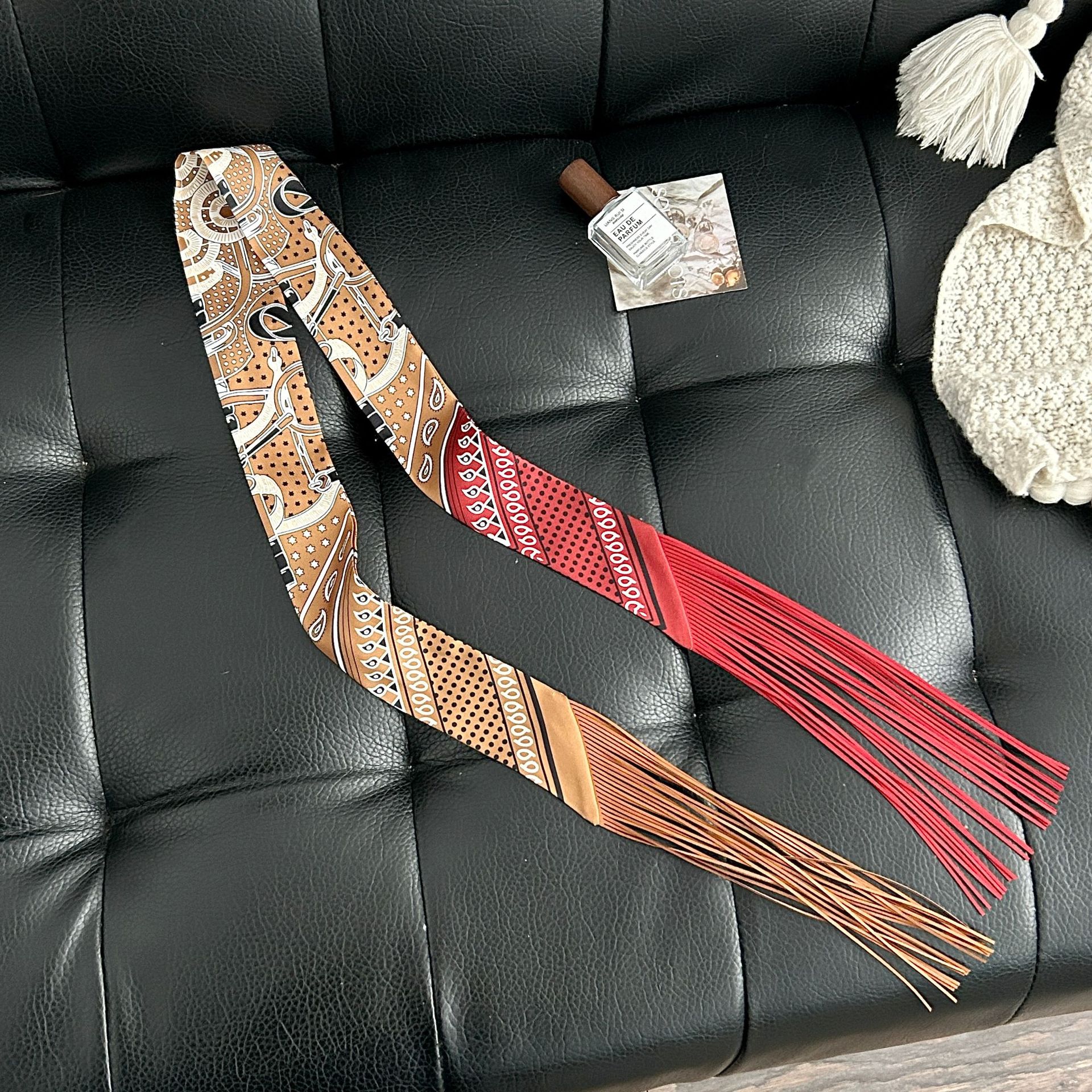 Luxury Tassel Skinny Scarf for - Luxury Bags Expensive reseña y precio