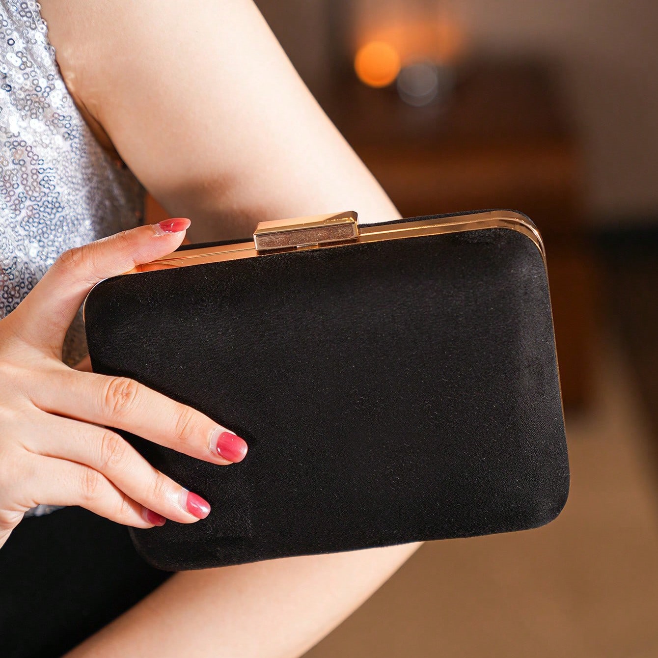 Mini Simpl Elegant Velvet Clut - Mini Bag Evening Clutch reseña y precio