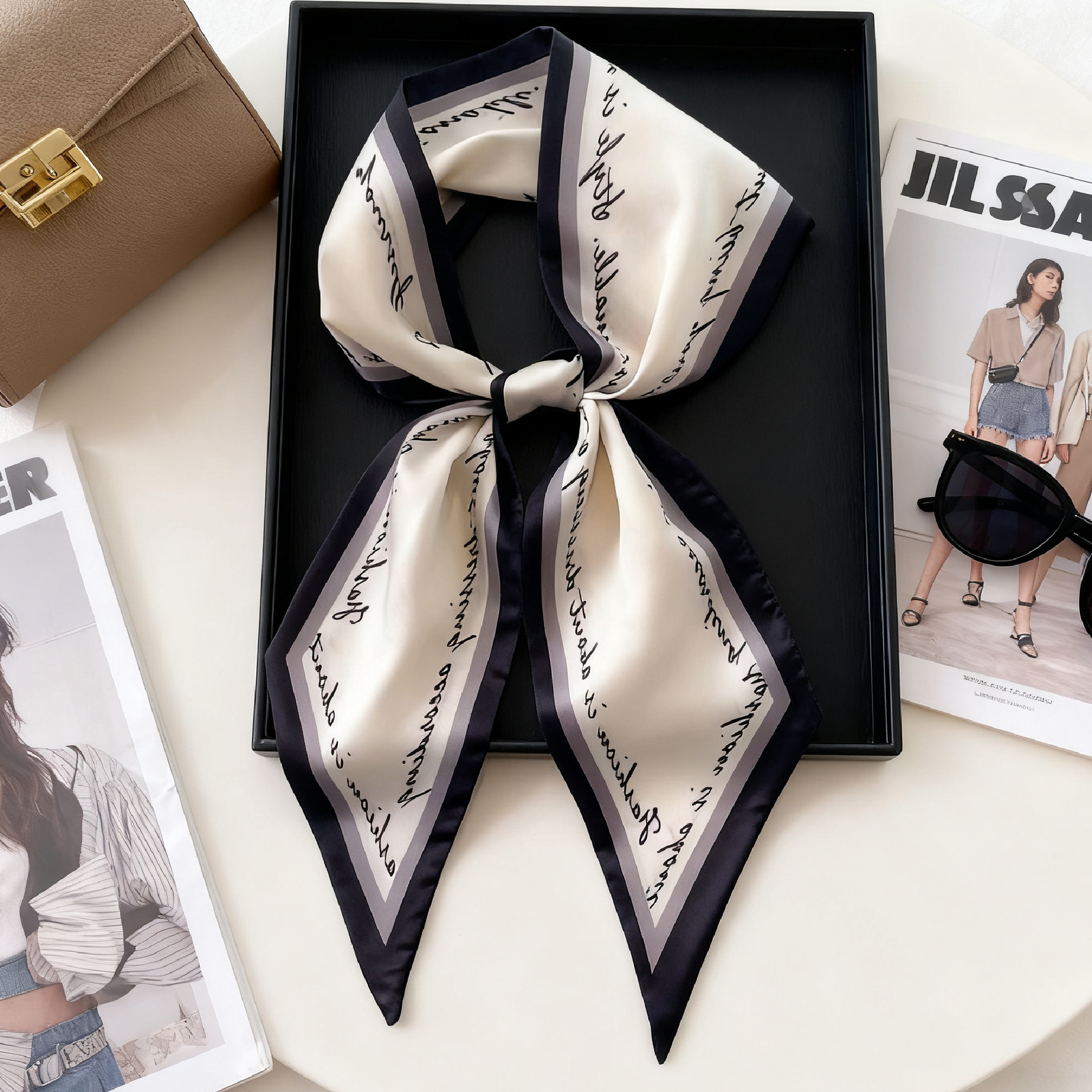Luxury Long Neckerchief Skinny - Luxury Bags Expensive reseña y precio