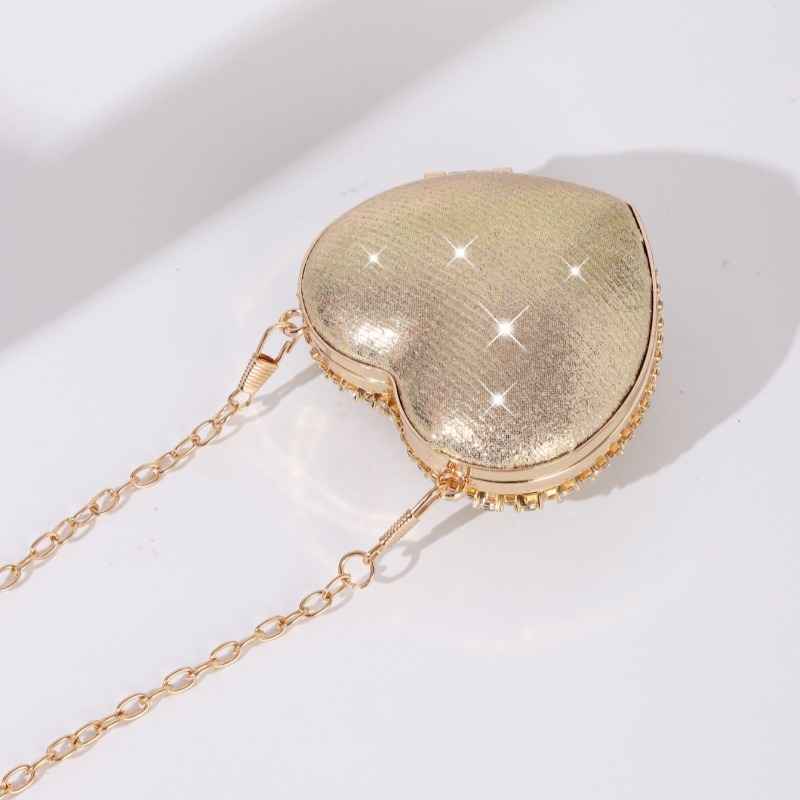 Mini Heart-shaped Diamond Sett - Mini Bag Evening Clutch reseña y precio