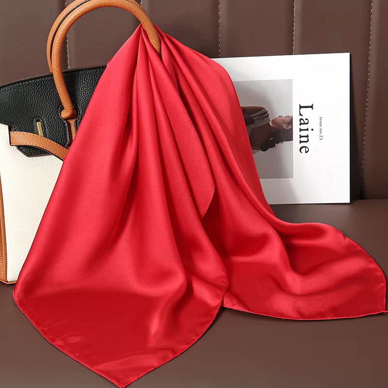 Luxury Solid Color Silk Square - Luxury Bags Expensive reseña y precio