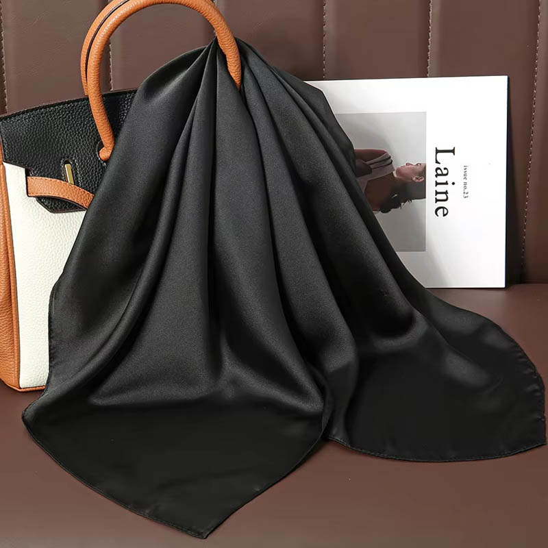 Luxury Solid Color Silk Square - Luxury Bags Expensive reseña y precio