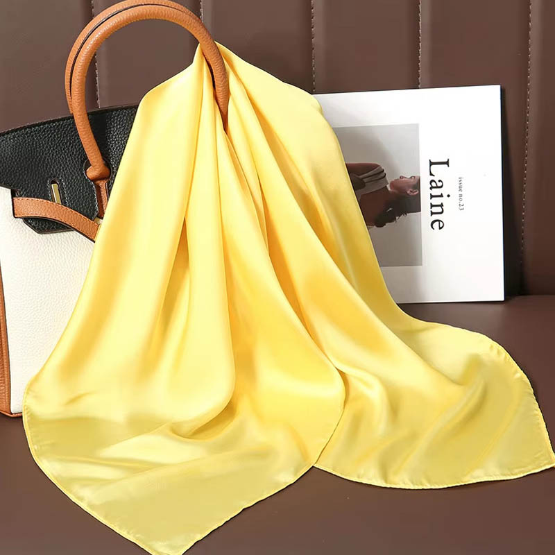 Luxury Solid Color Silk Square - Luxury Bags Expensive reseña y precio