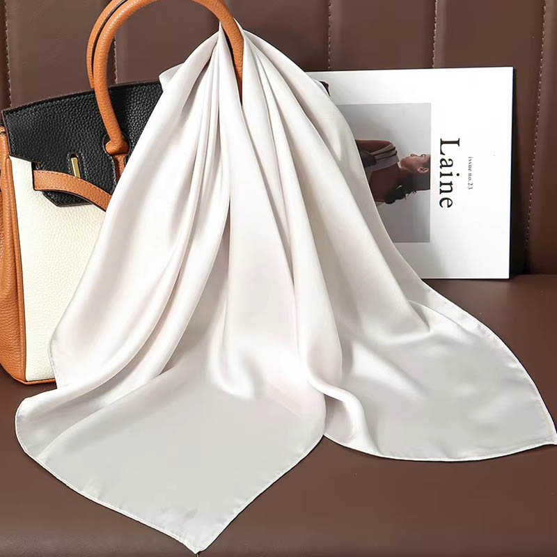 Luxury Solid Color Silk Square - Luxury Bags Expensive reseña y precio