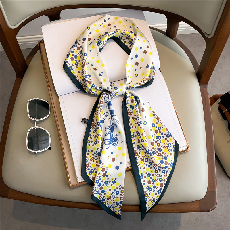 Fashion Print Long Silk Scarf  - Luxury Bags Expensive reseña y precio