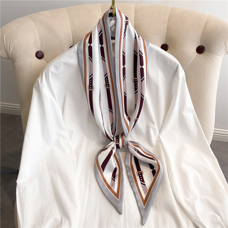 Fashion Print Long Silk Scarf  - Luxury Bags Expensive reseña y precio