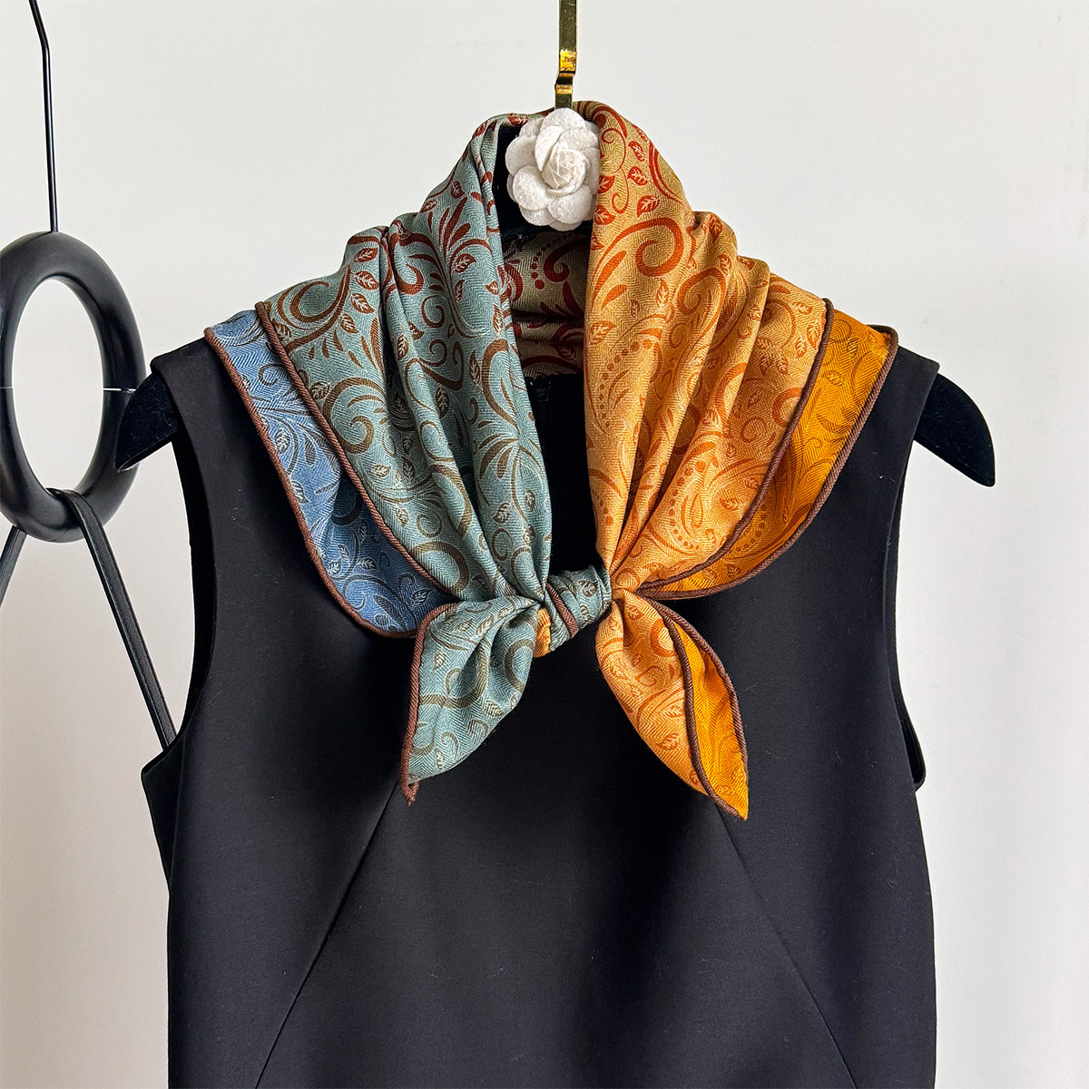 82% Wool 18% Real Silk Scarf N - Luxury Bags Expensive reseña y precio