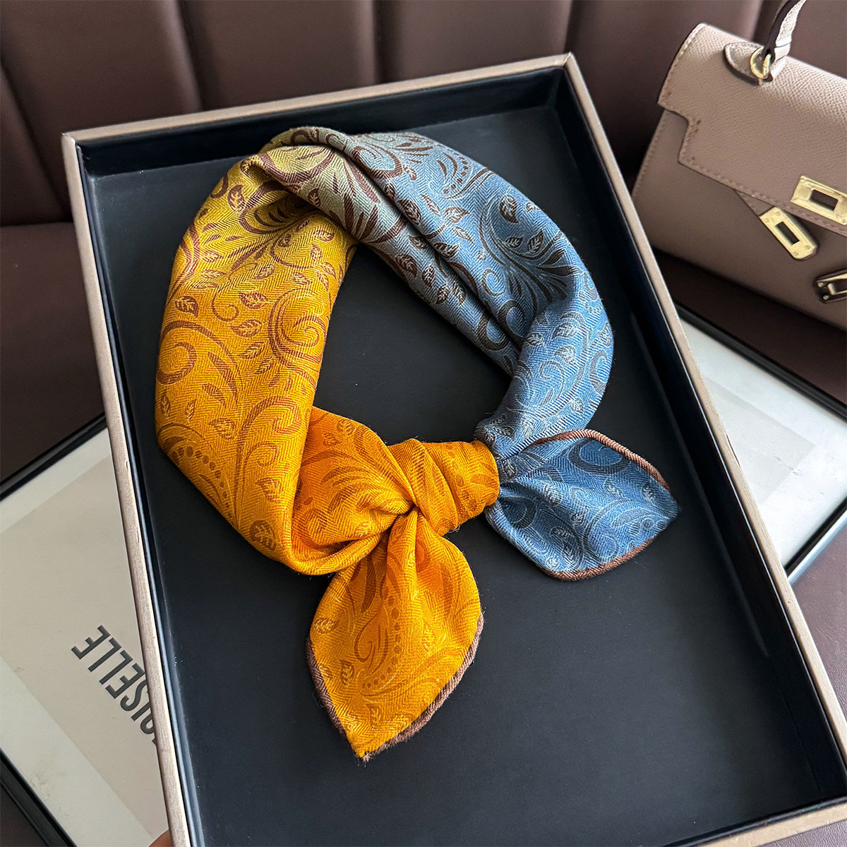 82% Wool 18% Real Silk Scarf N - Luxury Bags Expensive reseña y precio