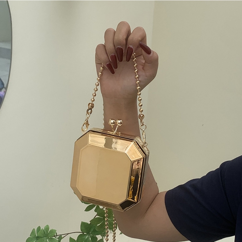 Mini Luxury Gold Party Evening - Luxury Zipper Bags reseña y precio