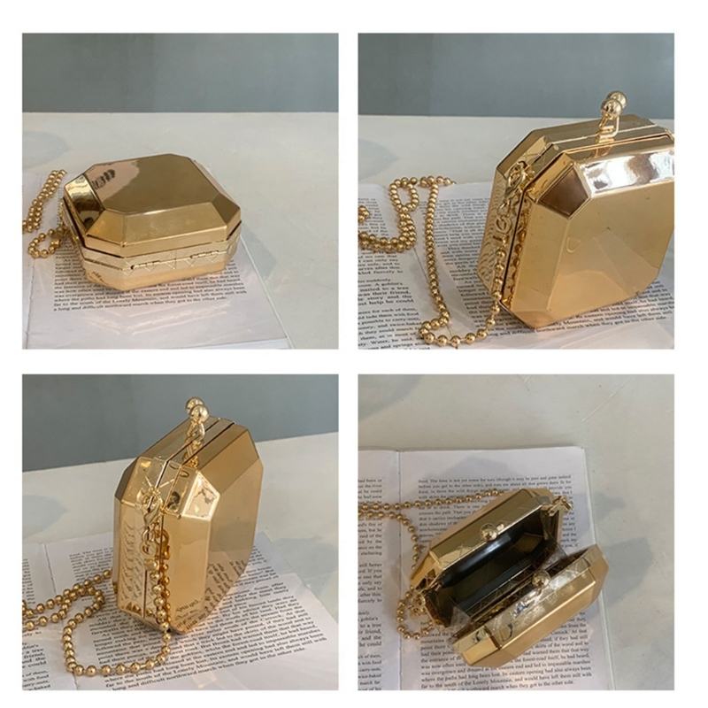 Mini Luxury Gold Party Evening - Luxury Zipper Bags reseña y precio