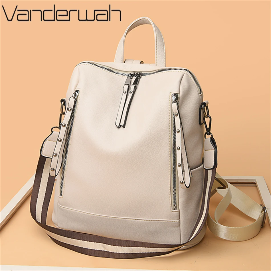 Brand Luxury Backpacks Soft Le - Luxury Zipper Bags reseña y precio