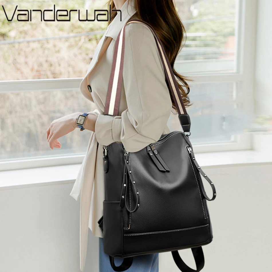 Brand Luxury Backpacks Soft Le - Luxury Zipper Bags reseña y precio