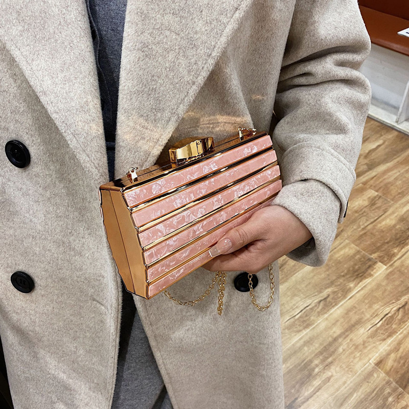 Luxury Designer Acrylic Square - Mini Bag Evening Clutch reseña y precio