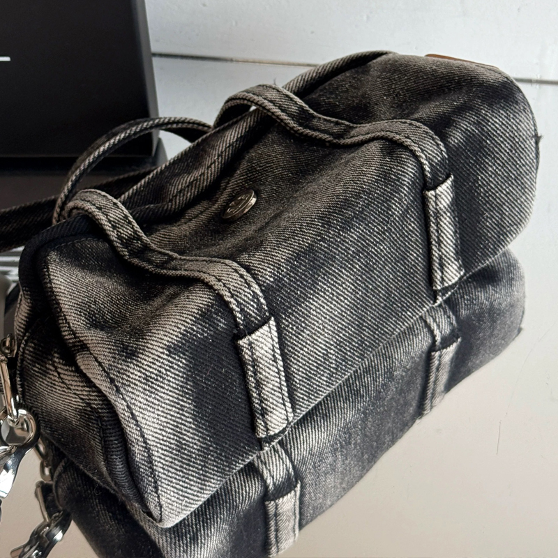 Korean Casual Mini Denim Box B - Luxury Zipper Bags reseña y precio