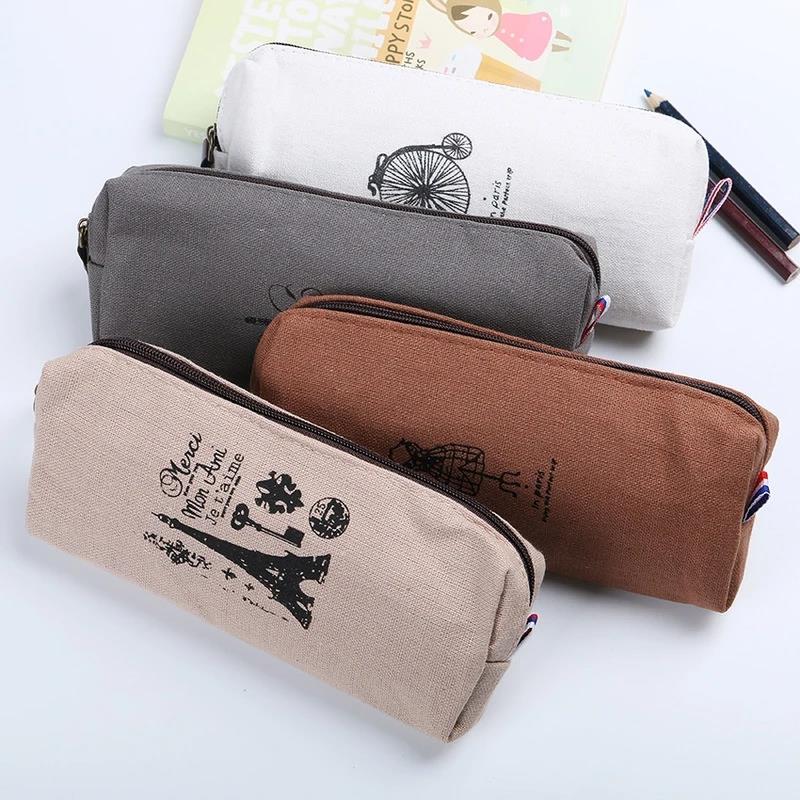 Vintage Retro Linen Pen Bag El - Luxury Bags Paris reseña y precio