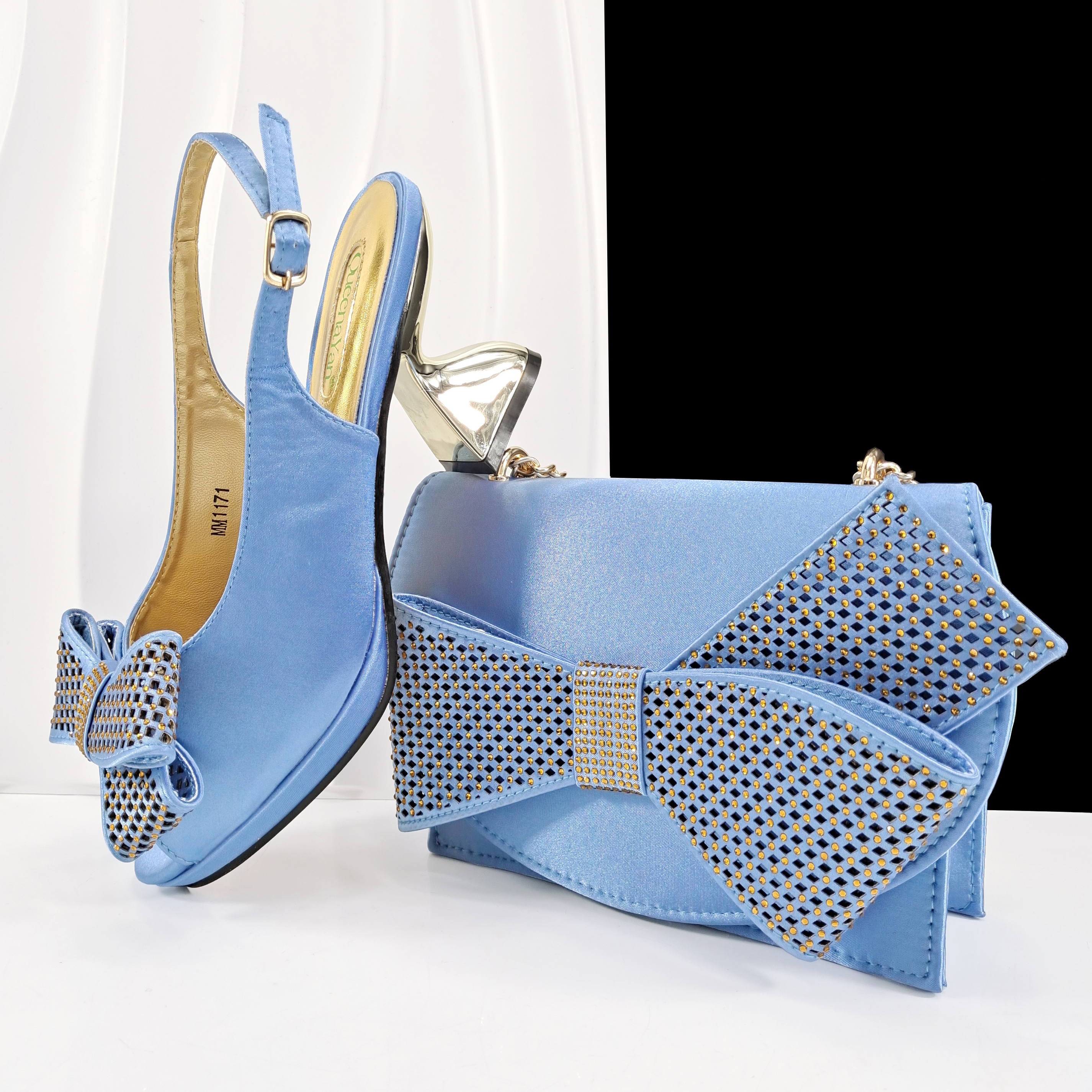 Queena Yan Sky Blue Color Peep - Luxury Bags Women reseña y precio