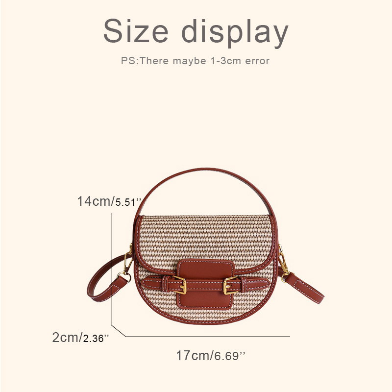 England Style Mini Straw Saddl - Luxury Bags Women reseña y precio