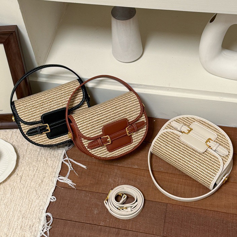 England Style Mini Straw Saddl - Luxury Bags Women reseña y precio